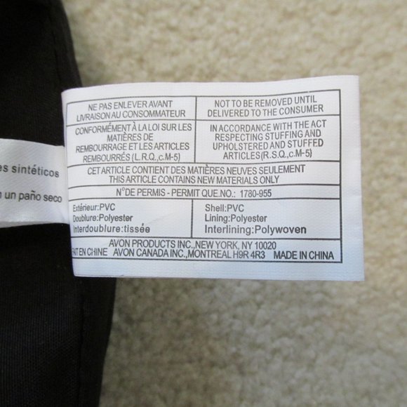 AVON PURSE BLACK BAG METAL EYELETS PUNK HOBO DRAWSTRING LARGE SHOULDER - Picture 10 of 12